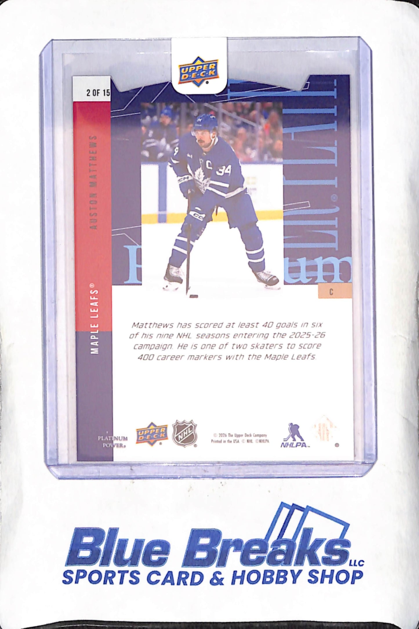 2026 Upper Deck Platinum Power - 1-15 Multi-Sport/Hero Set