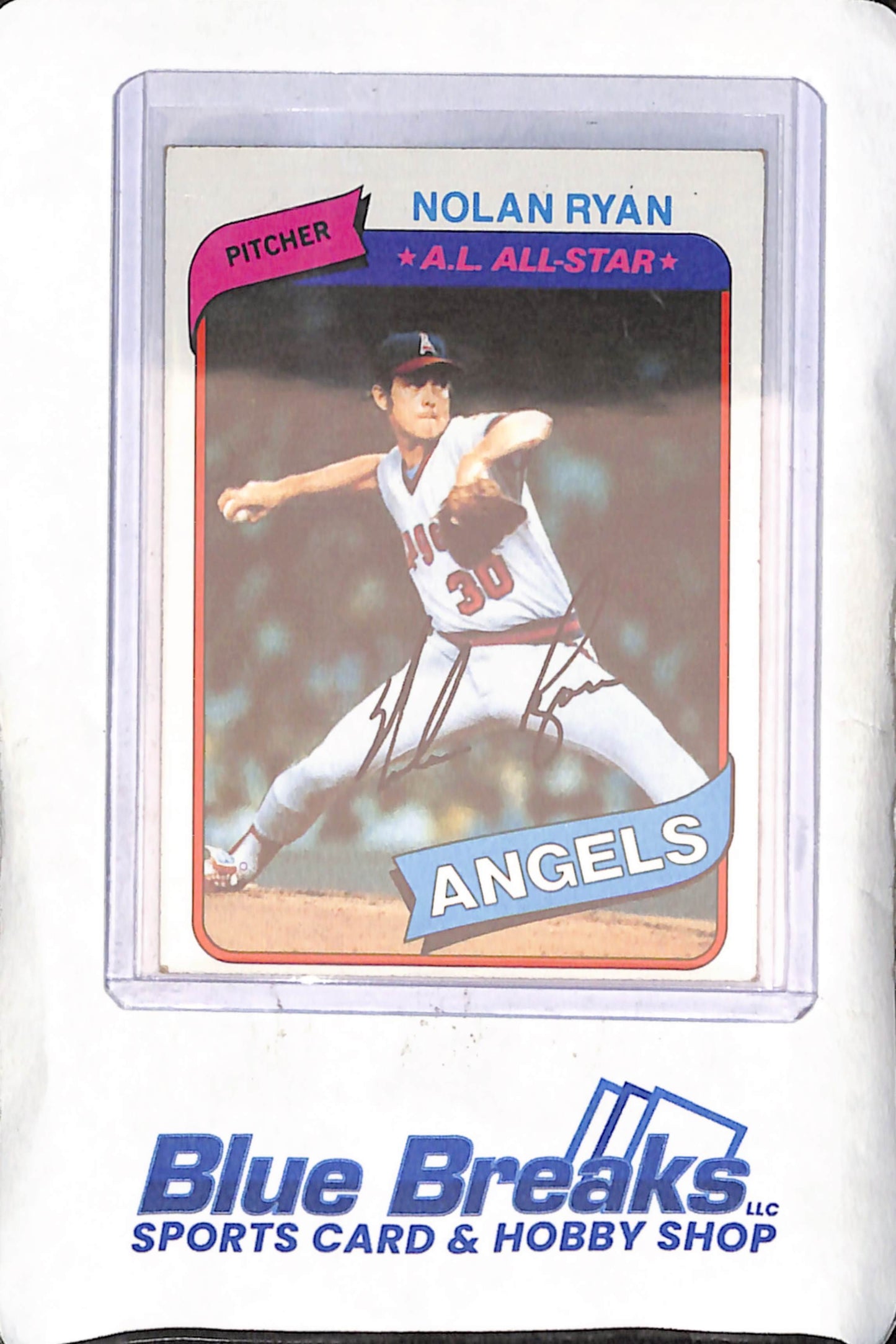 1980 Topps - Nolan Ryan - AL All-Star - California Angels - Baseball - #580