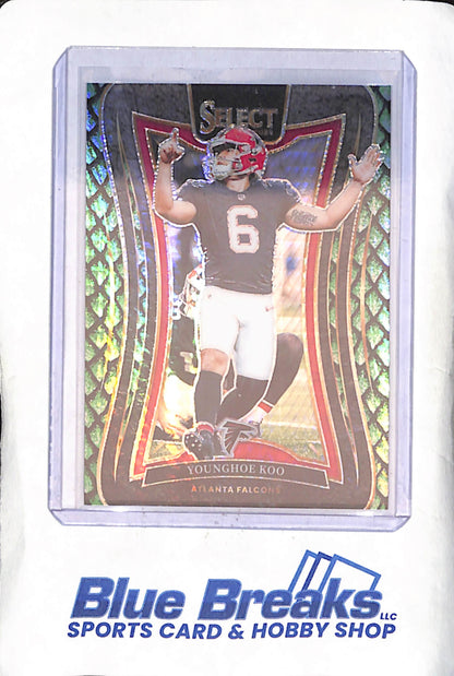 2024 Panini Select - Younghoe Koo - Dragon Scale - 80/81 - Atlanta Falcons - Football - #303