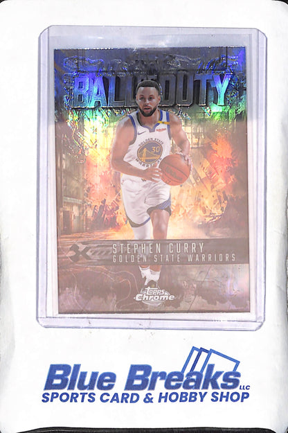 2025 Topps Chrome - Stephen Curry - Ball of Duty - Golden State Warriors - Basketball - #BD-9