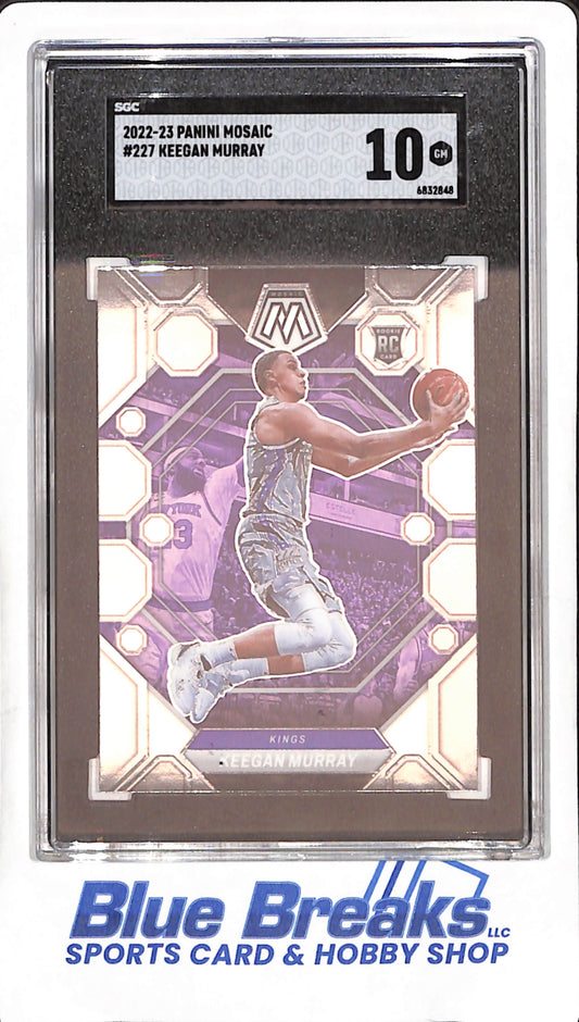 2022-23 Panini Mosaic - Keegan Murray - RC - SGC 10 - Sacramento Kings - Basketball - #227