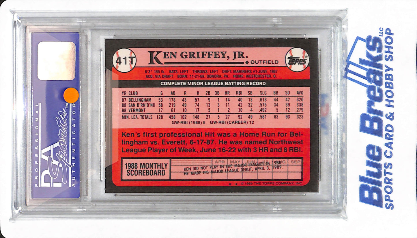 1989 Topps Traded - Ken Griffey Jr - # 41T - PSA 9 - Seattle Mariners - Baseball