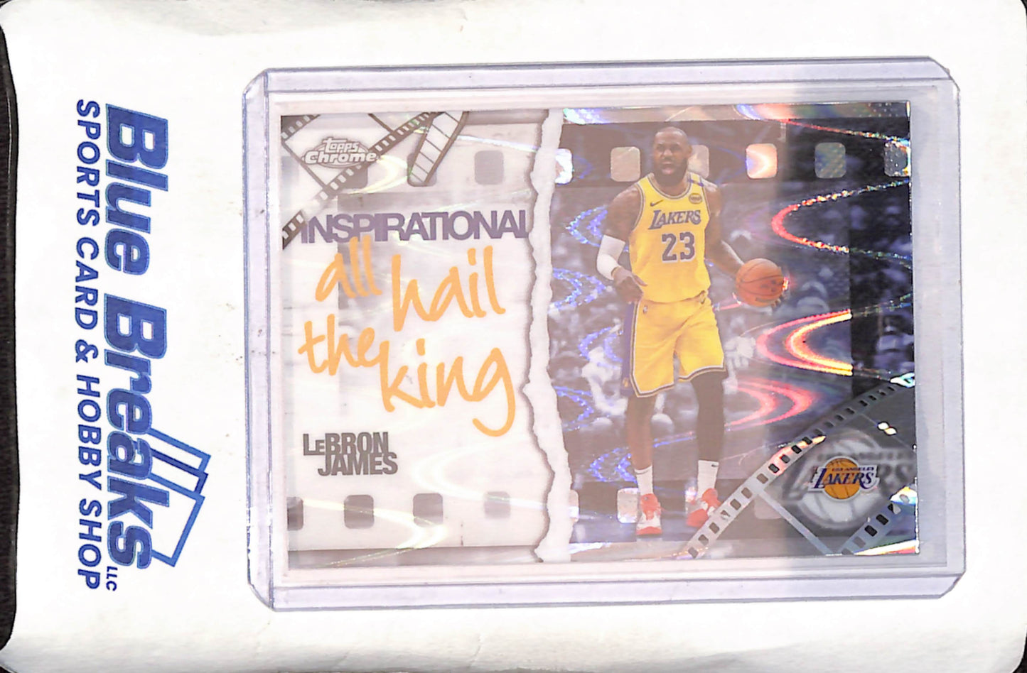 2025 Topps Chrome - LeBron James - Inspirational - RayWave Refractor - Los Angeles Lakers - Basketball - #IP-1