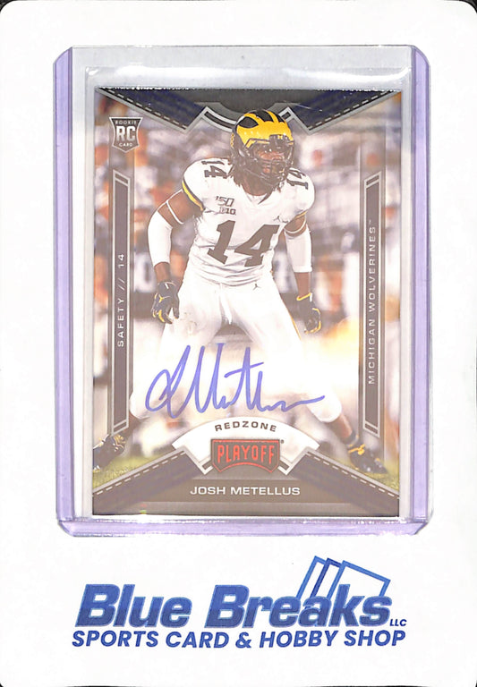 2020 Panini Chronicles Draft Picks Playoff - Josh Metellus - Football - Michigan Wolverines - Autograph - RC - #10