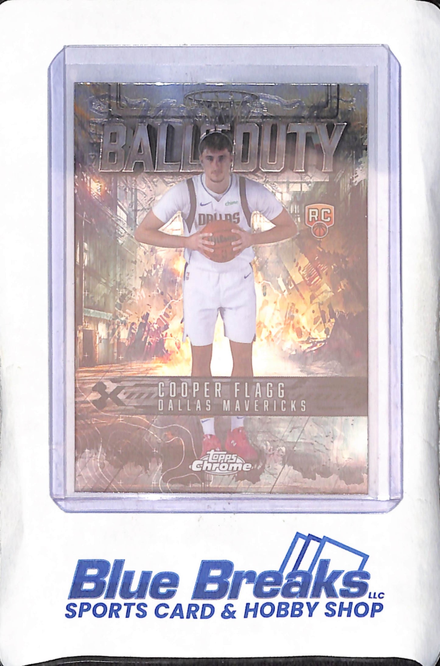 2025 Topps Chrome - Cooper Flagg - Ball of Duty - RC - Dallas Mavericks - Basketball - #BD-21
