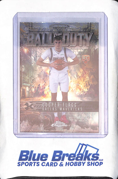 2025 Topps Chrome - Cooper Flagg - Ball of Duty - RC - Dallas Mavericks - Basketball - #BD-21