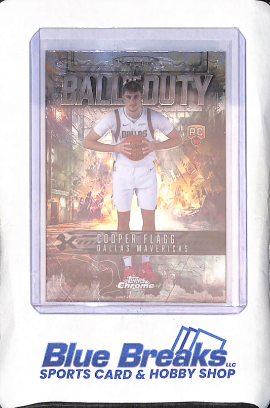 2025 Topps Chrome - Cooper Flagg - Ball of Duty - RC - Dallas Mavericks - Basketball - #BD-21