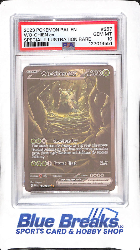 2023 Pokemon - Wo-Chien ex - Paldea Evolved - Special Illustration Rare - PSA 10 - 257/193