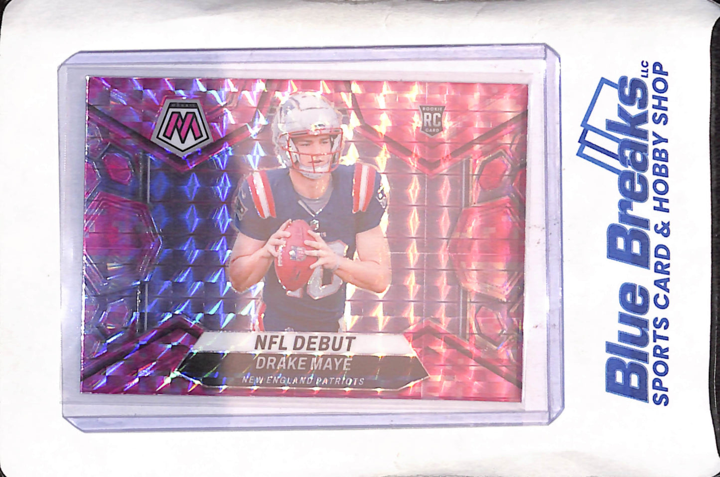 2024 Panini Mosaic - Drake Maye - Pink Camo NFL Debut - RC - New England Patriots - Football - #273