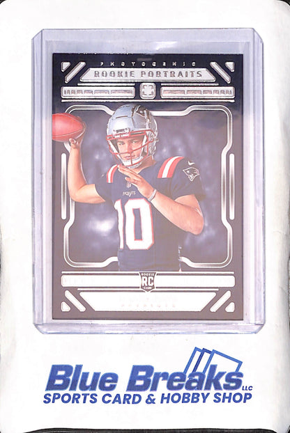 2024 Panini Photogenic - Drake Maye - Rookie Portraits - New England Patriots - Football - #194