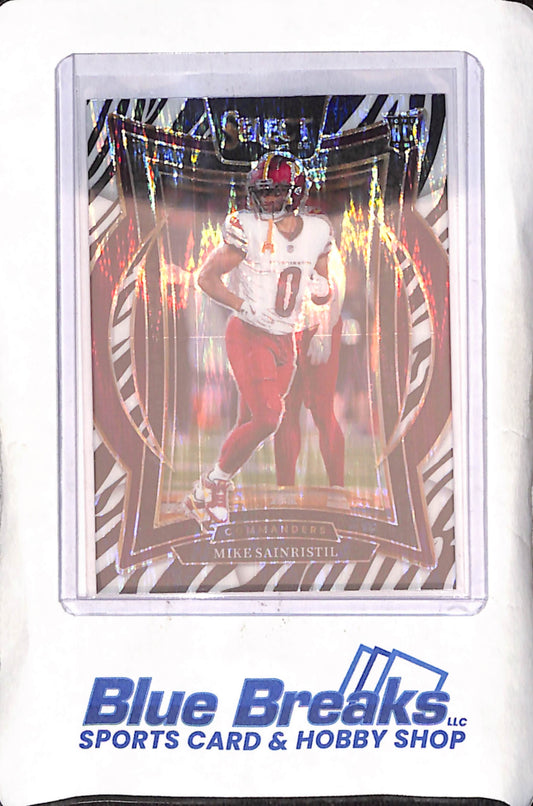 2024 Panini Select - Mike Sainristil - Zebra Concourse - RC - Washingtion Commanders - Football - #76