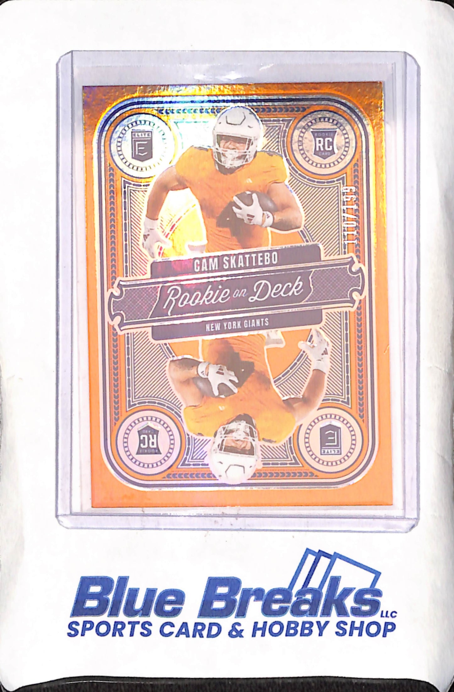 2025 Donruss Elite - Cam Skattebo - Rookie on Deck - 110/199 - New York Giants - Football - #16