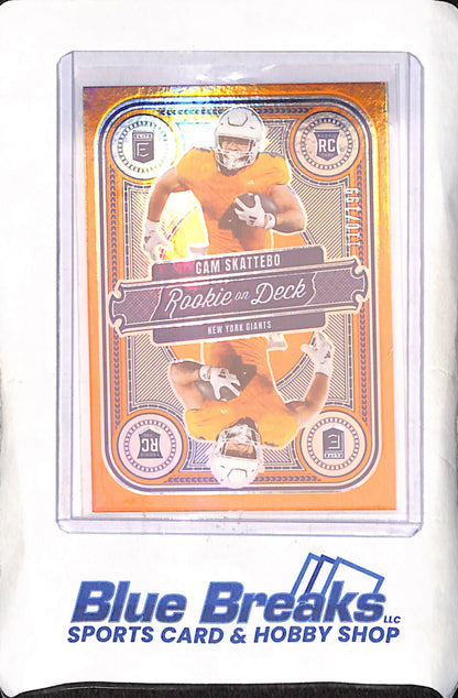 2025 Donruss Elite - Cam Skattebo - Rookie on Deck - 110/199 - New York Giants - Football - #16