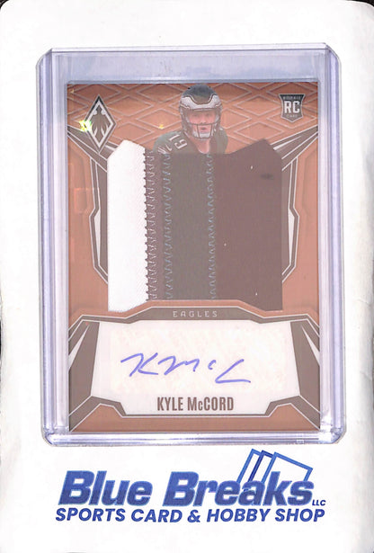 2025 Panini Phoenix - Kyle McCord - Jumbo Relic Pandora -Autograph -RC - 36/199 - Philadelphia Eagles - Footaball - #RPS-KMD