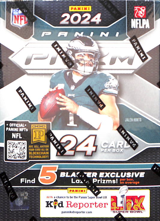 2024 Panini Prizm Football 6-Pack Blaster Box (Lazer Prizms!) - Sealed Wax