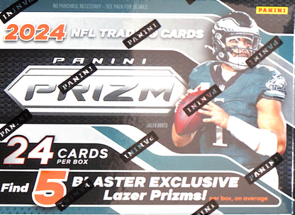 2024 Panini Prizm Football 6-Pack Blaster Box (Lazer Prizms!) - Sealed Wax
