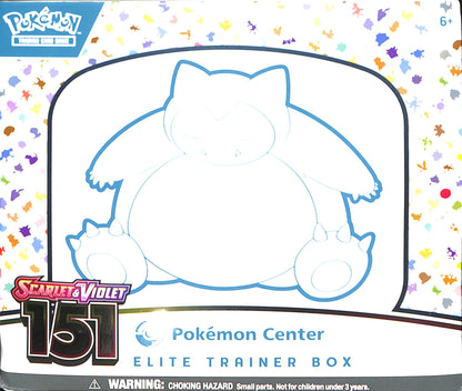 151 Pokémon Center Elite Trainer Box - SV: Scarlet & Violet 151 - Pokémon - Sealed Wax