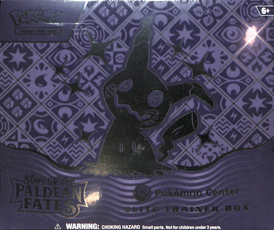 Pokemon Scarlet & Violet Paldean Fates Pokemon Center Elite Trainer Box - Sealed Wax