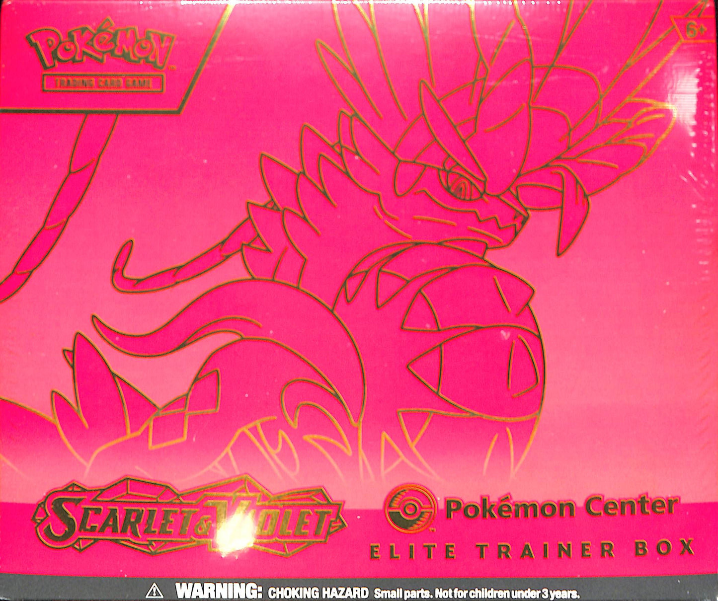 Scarlet & Violet Pokemon Center Elite Trainer Box [Koraidon] - SV01 - Pokemon - Sealed Wax