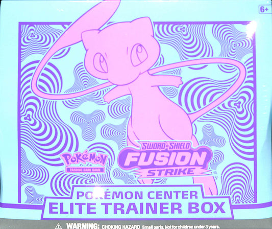 Fusion Strike Pokemon Center Elite Trainer Box - SWSH08: Fusion Strike - Sealed Wax - Pokemon