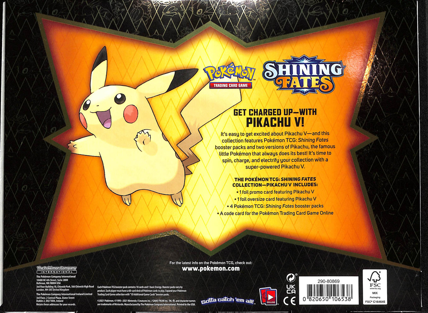 Shining Fates Collection [Pikachu V] - Shining Fates (SHF) - Pokemon - Sealed Wax