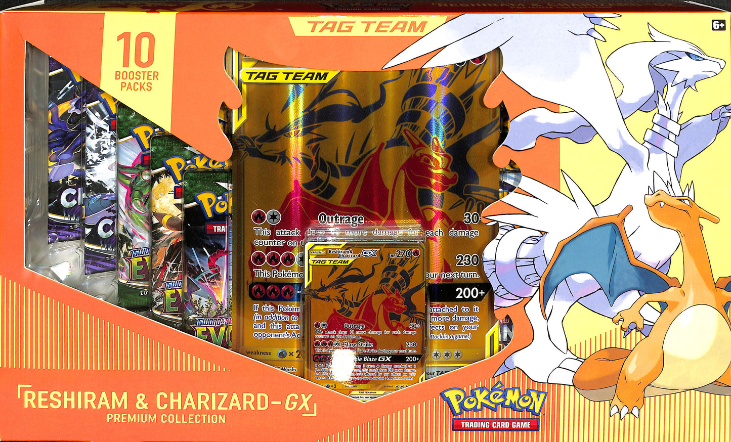 Reshiram & Charizard GX Premium Collection - Miscellaneous Cards & Products (MCAP) - Pokemon - Sealed Wax