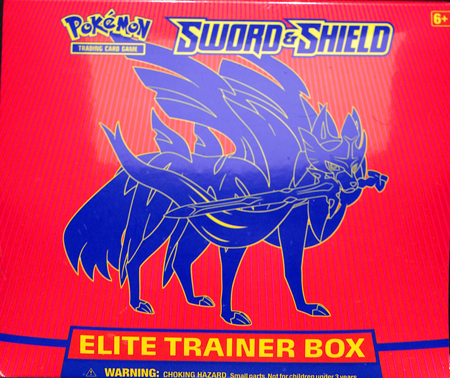 Pokemon TCG - Sword & Shield Zamazenta Elite Trainer Box - Sealed Wax