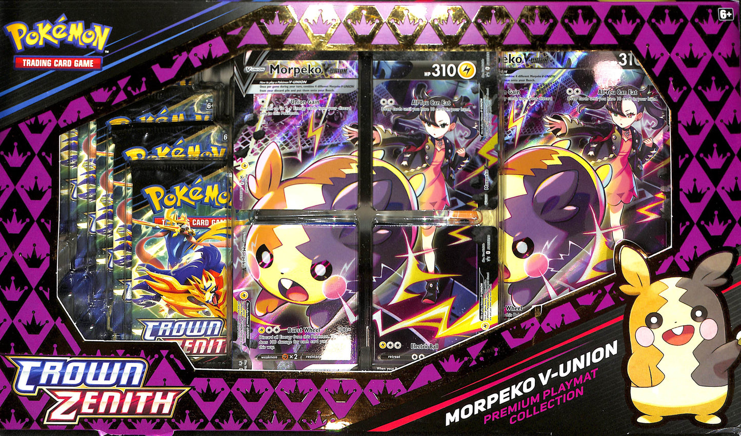 Morpeko V-UNION Premium Treasures Collection - Crown Zenith (CRZ) - Pokemon - Sealed Wax