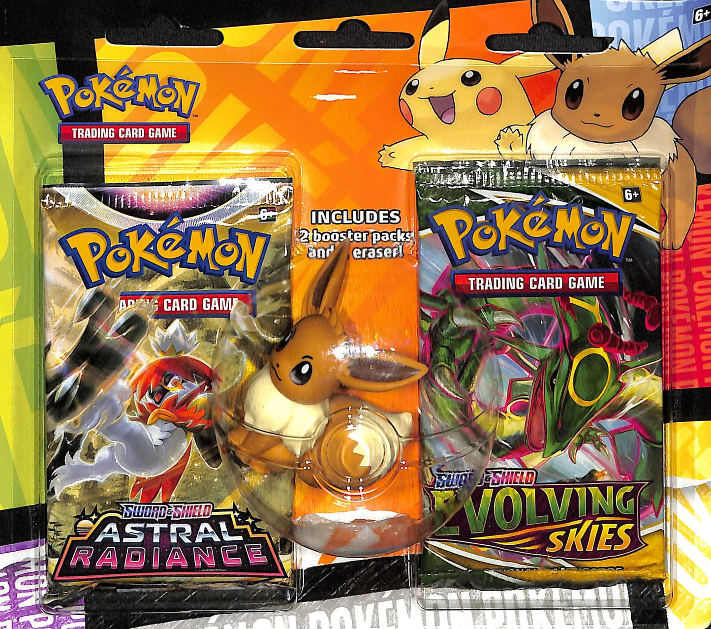 Pokemon TCG: Back to School Eraser Blister [Eevee] - Miscellaneous Cards & Products (MCAP) - Pokemon - Sealed Wax