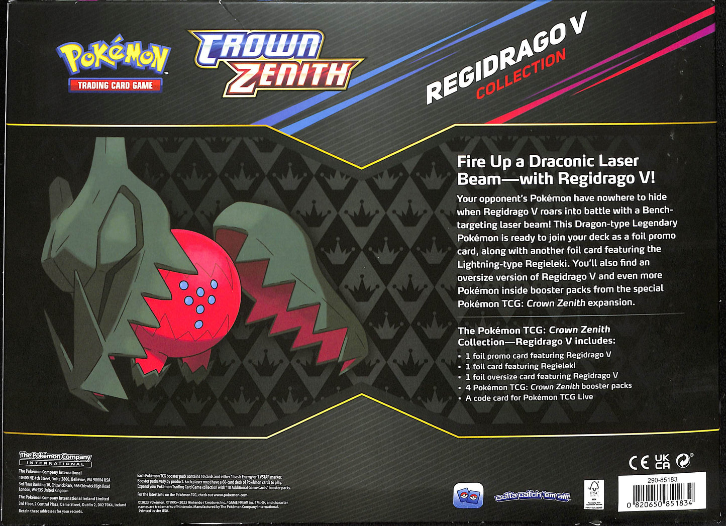 Crown Zenith Collection [Regidrago V] - Crown Zenith (CRZ) - Pokemon - Sealed Wax