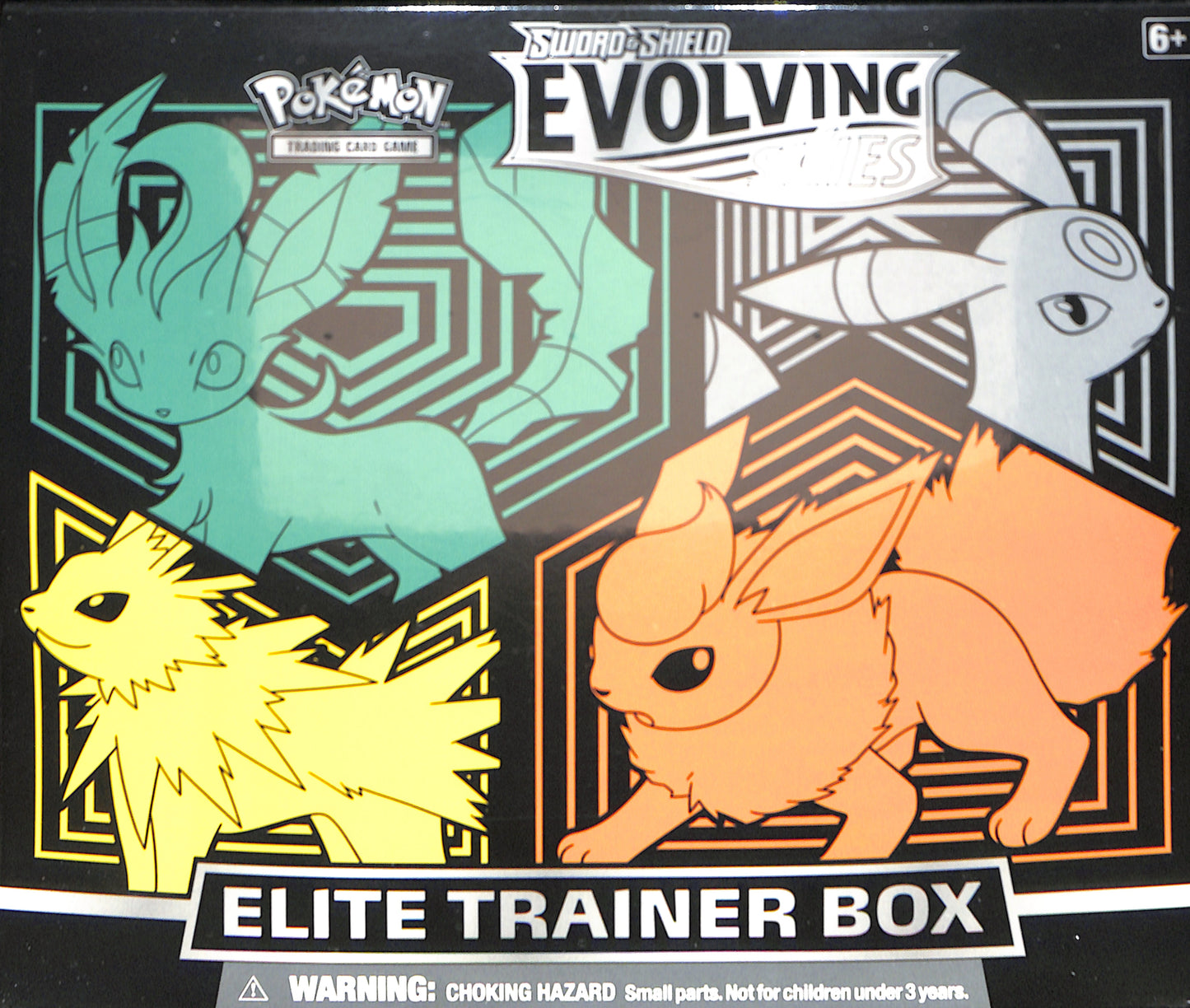 Pokémon Evolving Skies Elite Trainer Box [Glaceon/Vaporeon/Sylveon/Espeon][Flareon/Jolteon/Umbreon/Leafeon] - Pokemon - Sealed Wax