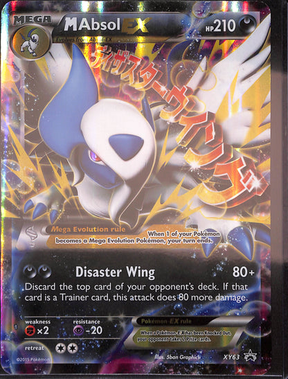 2015 Pokemon - M Absol EX - Promo - Jumbo - XY63