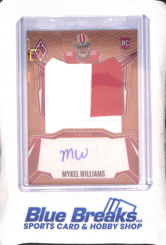 2025 Panini Phoenix - Mykel Williams - Autograph - RC -Relic - 131/199 - San Francisco 49ers - Football - #RPS-MWS
