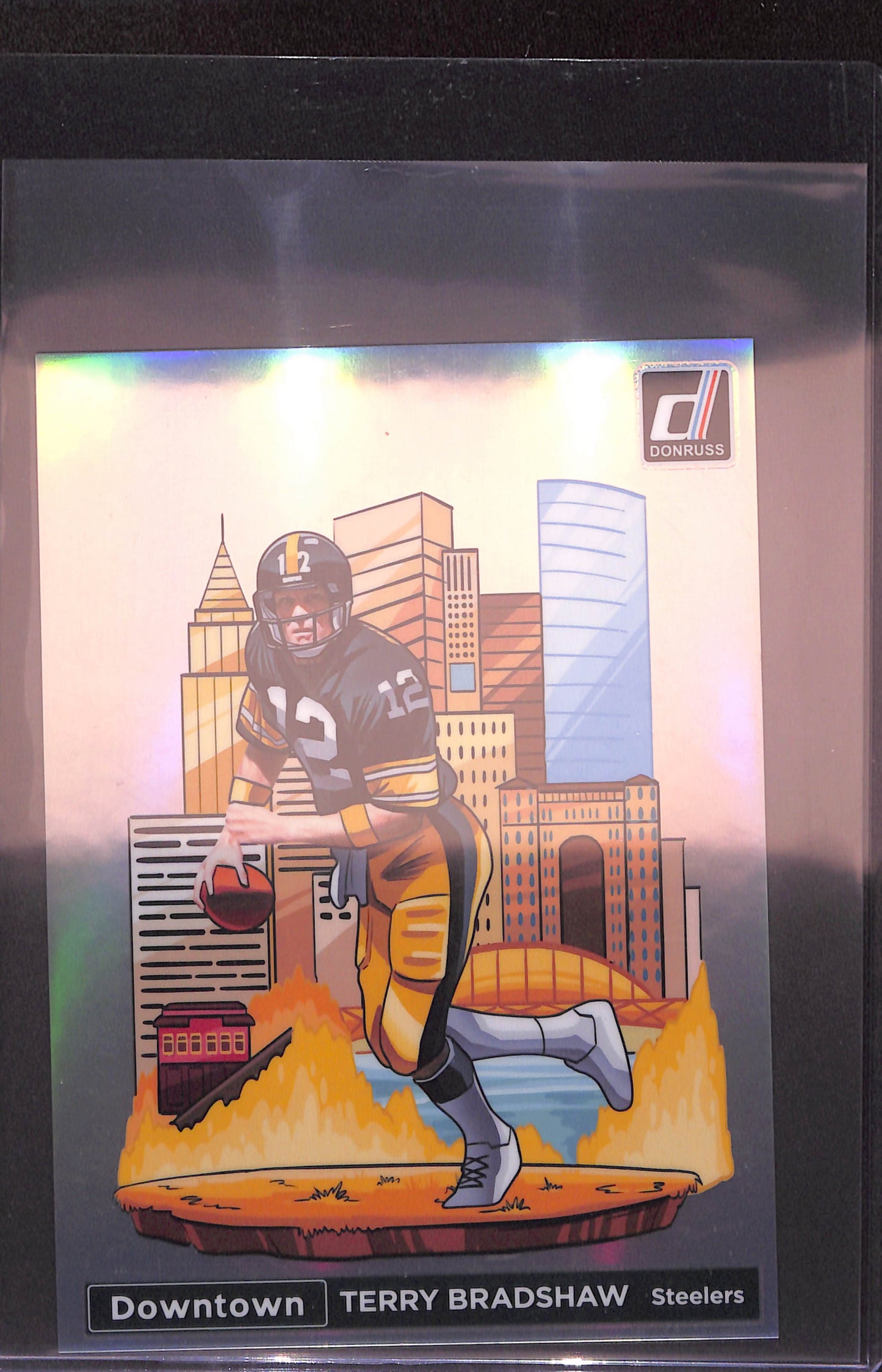 2024 Panini Donruss - Terry Bradshaw - Downtown - Oversized - Pittsburgh Steelers - Football - #10