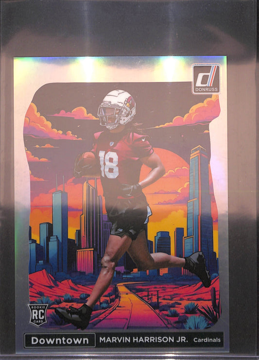 2024 Panini Donruss - Marvin Harrison Jr - Downtown - Oversized - RC - Arizona Cardinals - Football - #12
