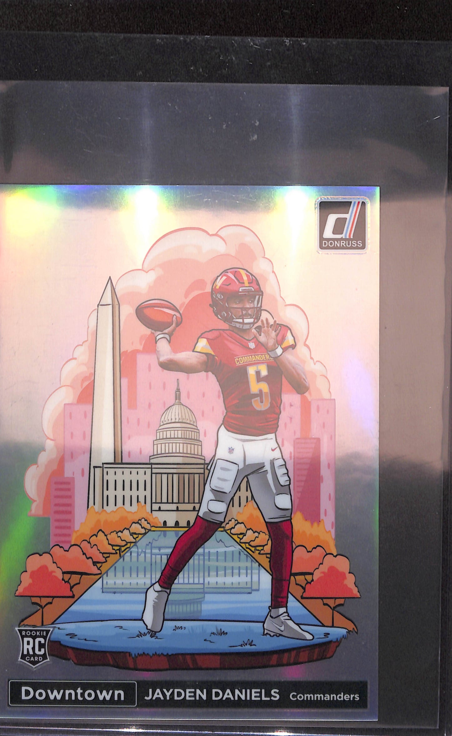 2024 Panini Donruss - Jayden Daniels - Downtown - Oversized - RC - Washington Commanders - Football - #16