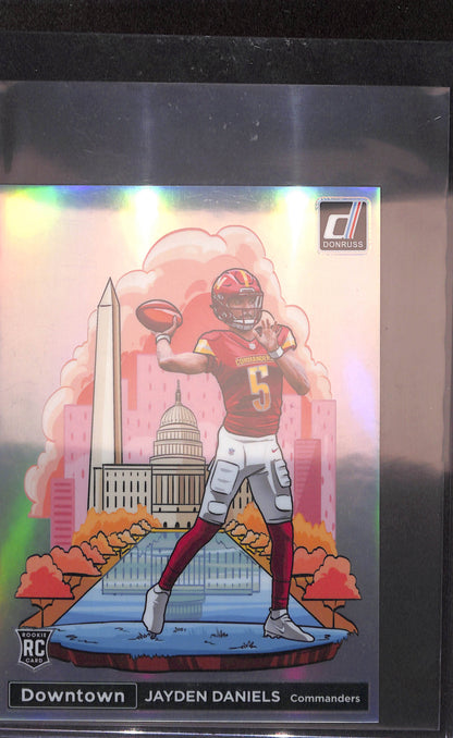 2024 Panini Donruss - Jayden Daniels - Downtown - Oversized - RC - Washington Commanders - Football - #16