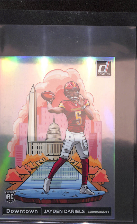 2024 Panini Donruss - Jayden Daniels - Downtown - Oversized - RC - Washington Commanders - Football - #16