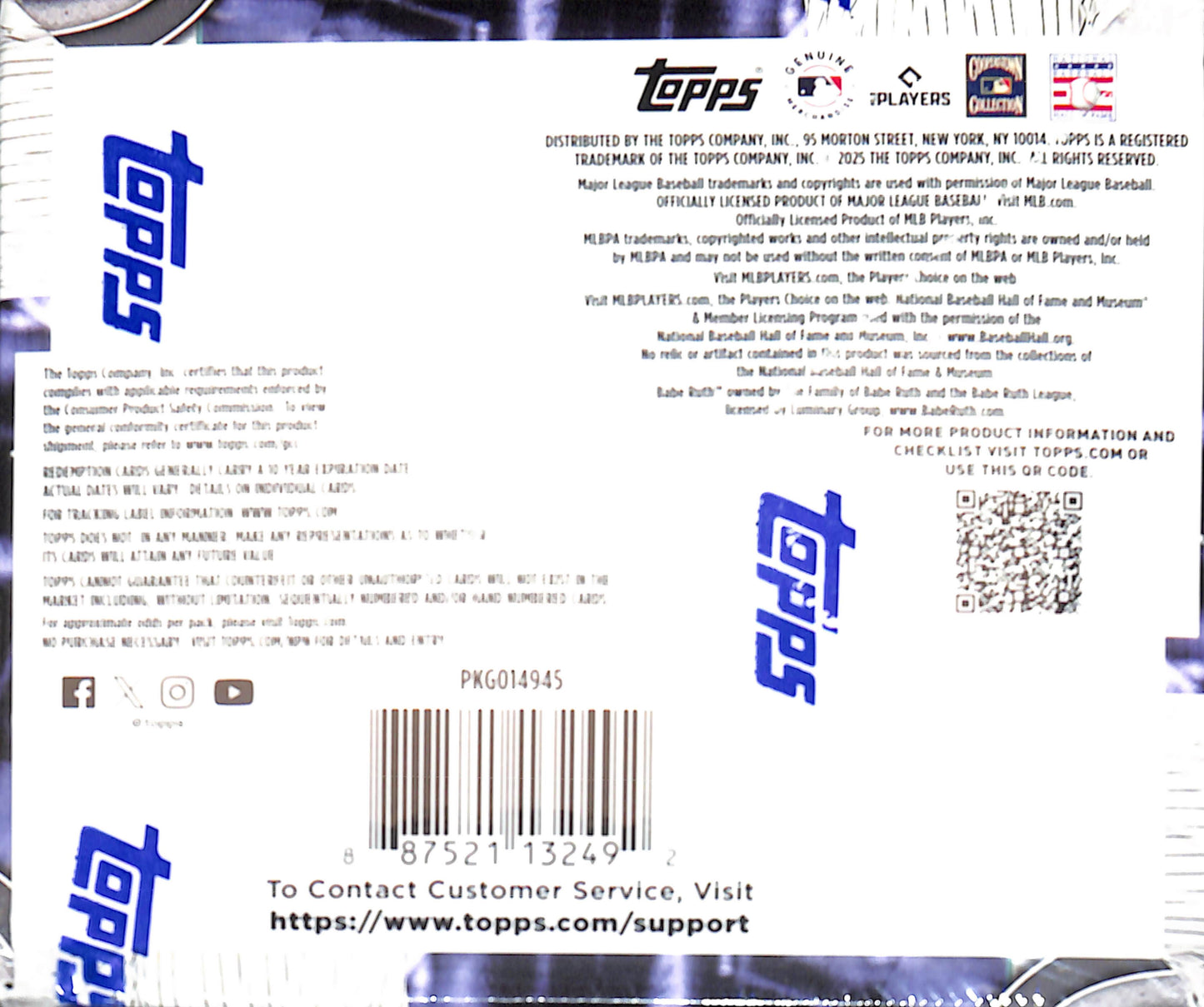 2025 Topps Series 1 Retail 20-Pack Box - Baseball - Sealed Wax
