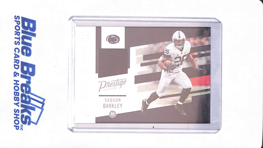 2019 Panini Prestige Alma Mater - Saquon Barkley - Football - New York Giants - Relic - #AM-SB