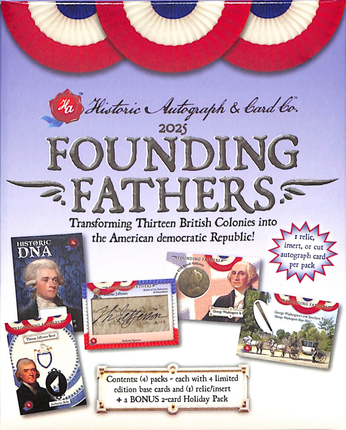 2025 Historic Autograph Founding Fathers - Sealed Wax