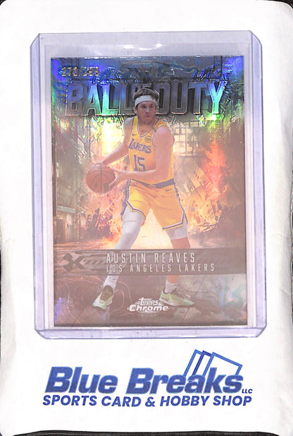 2025 Topps Chrome - Austin Reaves - Ball of Duty - 273/299 - Los Angeles Lakers - Basketball - #BD-1