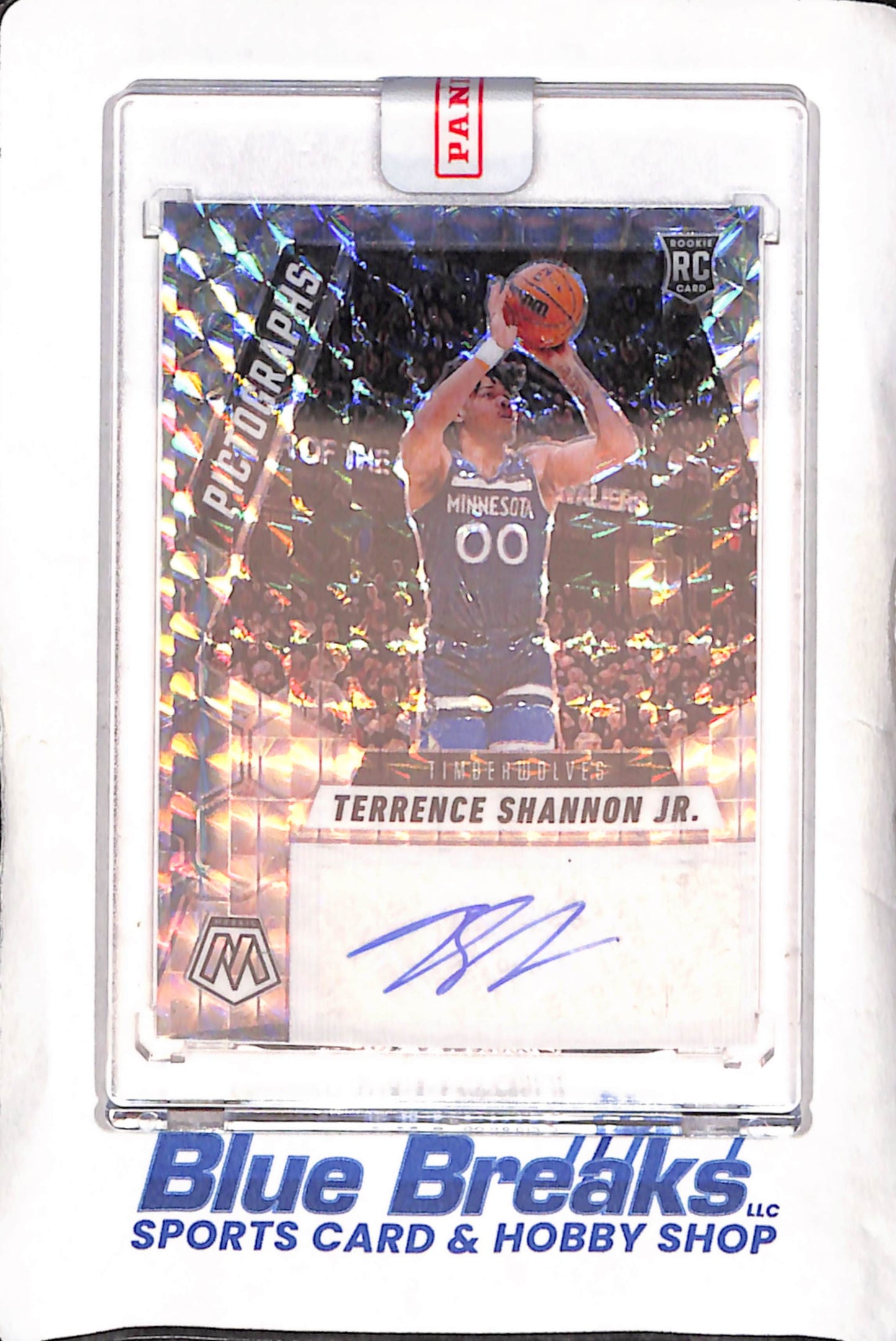 2024-25 Panini Mosaic - Terrence Shannon Jr - Pictographs - Autograph - RC - Minnesota Timberwolves - Basketball - #PM-TSJ