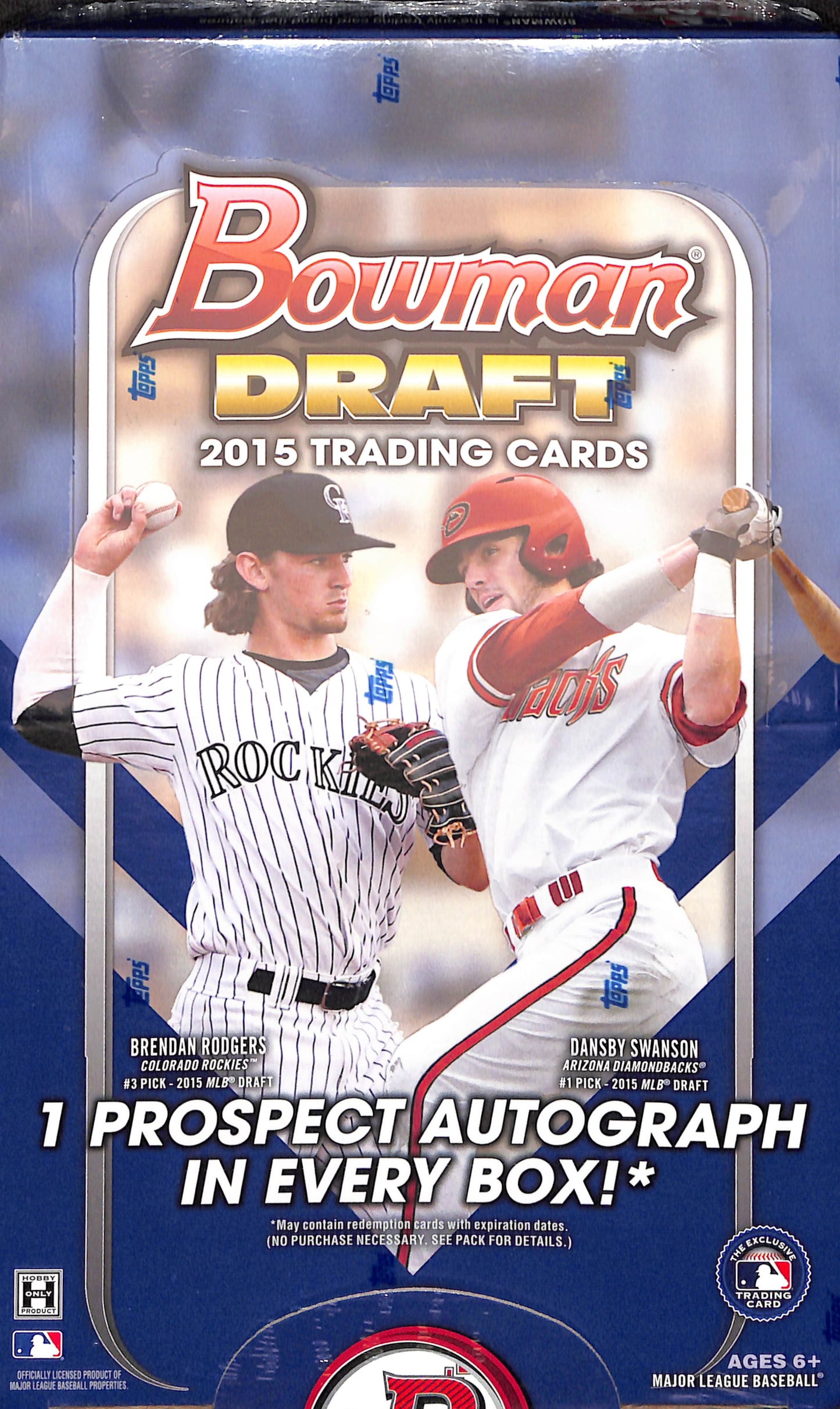 2015 Bowman Draft Baseball Hobby Box - Sealed Wax