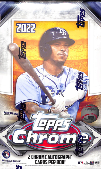 2022 Topps Chrome Baseball Hobby Box - Sealed Wax