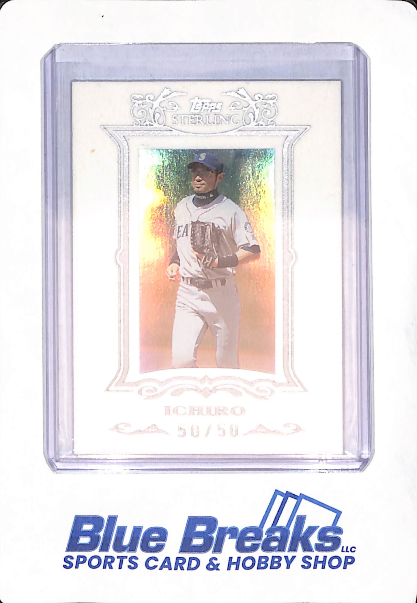 2007 Topps Sterling - Ichiro Suzuki - Seattle Mariners - Baseball - White Suede - 50/50 - #50