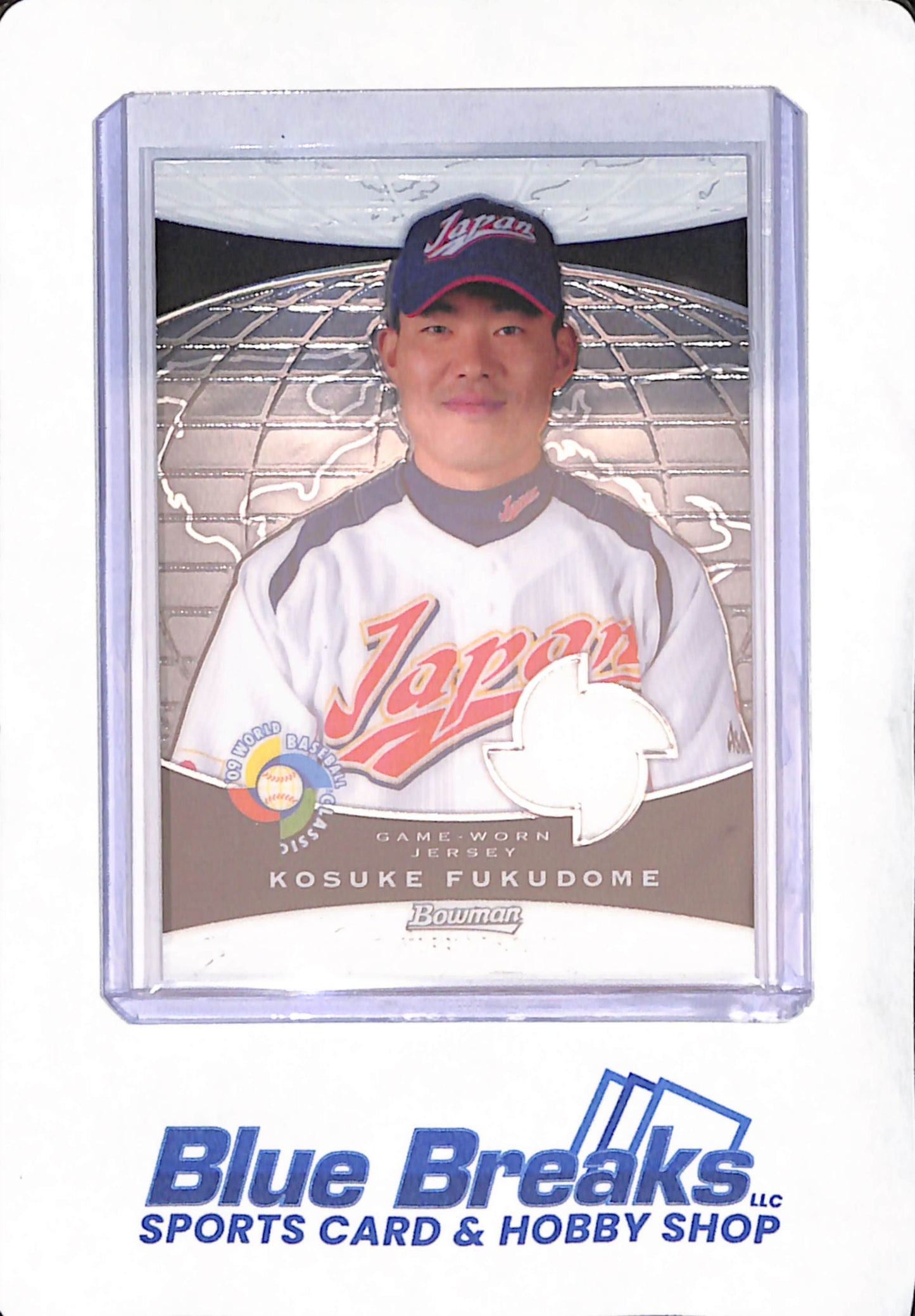 2009 Topps Bowman Sterling - Kosuke Fukudome - Japan - World Baseball Classic - Relic - #BCR-KF