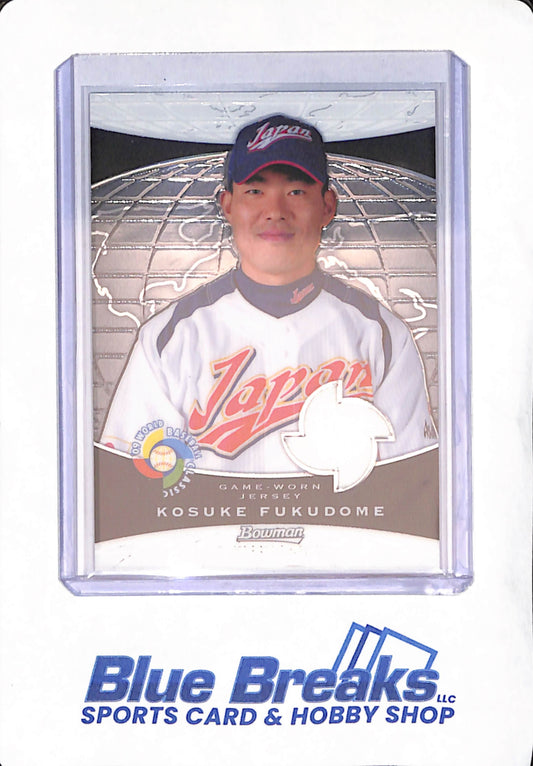 2009 Topps Bowman Sterling - Kosuke Fukudome - Japan - World Baseball Classic - Relic - #BCR-KF