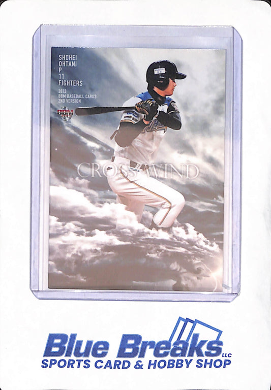 2013 BBM Baseball Cards 2nd Edition - Shohei Ohtani - Hokkaido Nippon-Ham Fighters - Japanese - Baseball - Crosswind #CW058