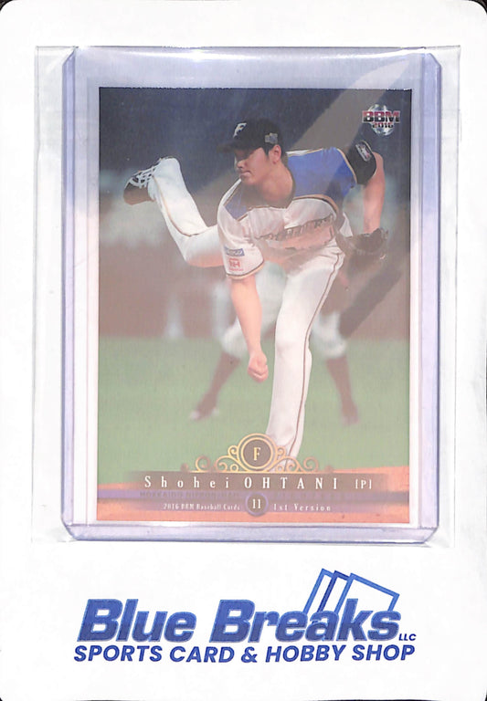 2016 BBM Baseball Cards 1st Version - Shohei Ohtani - Hokkaido Nippon-Ham Fighters - Japanese - Baseball - Pacific League - #029